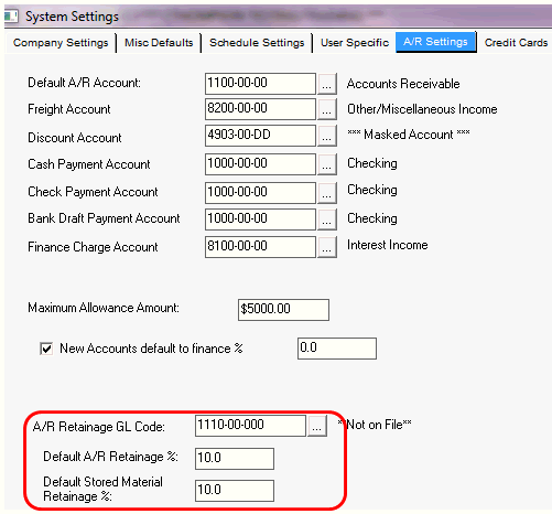 Retain It Module Retainage Module